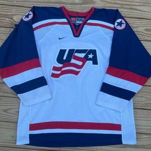 Vintage Nike USA Hockey Jersey